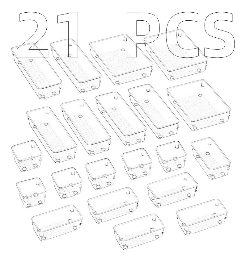 Set de 21 Organizadores Acrílico