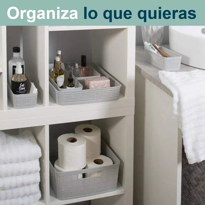 Set de 10 Canastos Organizadores Multiuso