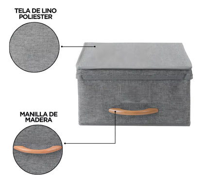 Set de 3 Cajas Organizadoras Plegables para Ropa